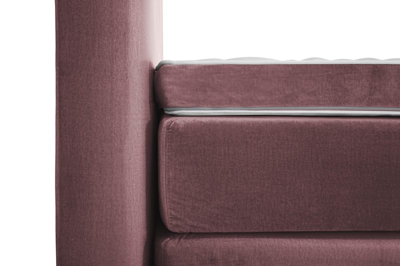 Royal Velvet Komplett Sengepakke 180x200 cm - Rosa Fløyel/Høye Gullben - Møbler - Senger - Kontinentalsenger