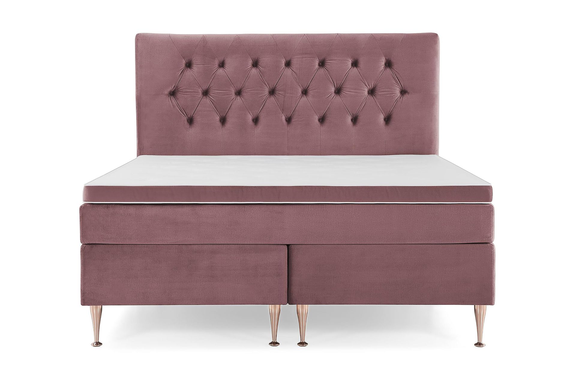 Royal Velvet Komplett Sengepakke 180x200 cm - Rosa Fløyel/Høye Rosében