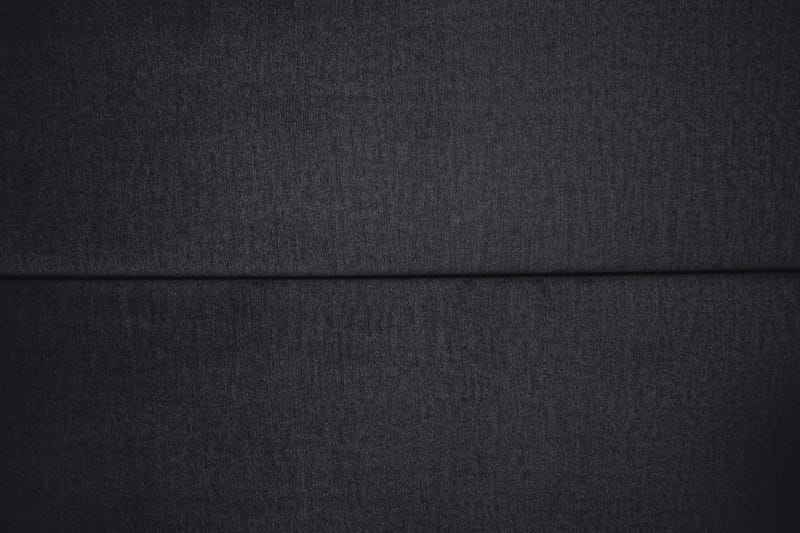 Royal Velvet Komplett Sengepakke 210x210 cm - Svart Fløyel/Lave Sølvben - Møbler - Senger - Kontinentalsenger