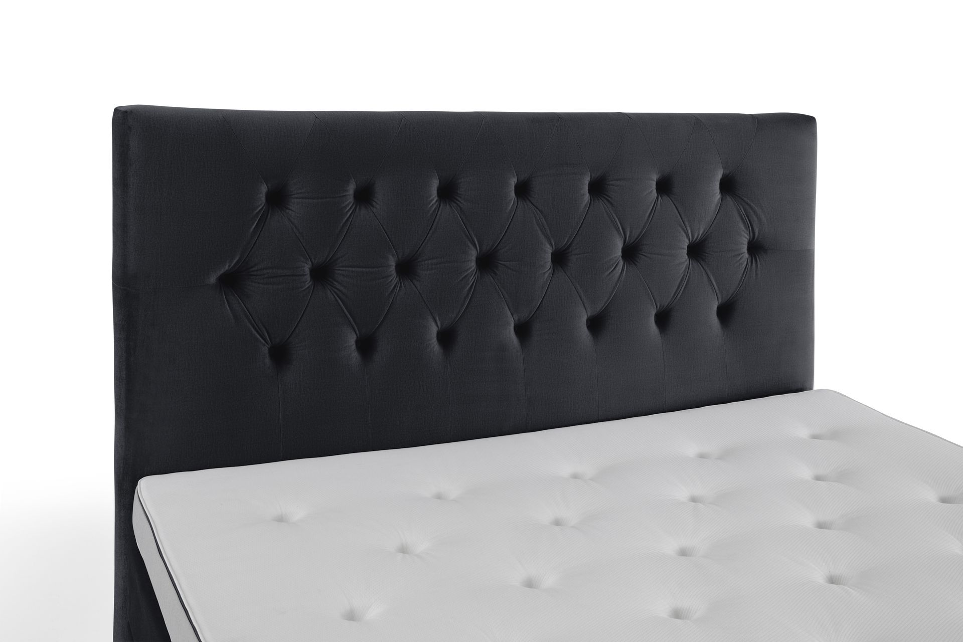 Royal Velvet Kontinentalseng 160x200 cm - Svart Fløyel/Høye Gullben - Møbler - Senger - Kontinentalsenger
