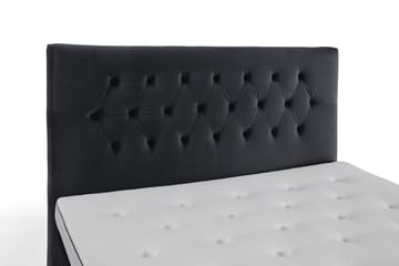 Royal Velvet Kontinentalseng 160x200 cm - Svart Fløyel/Høye Gullben - Møbler - Senger - Kontinentalsenger
