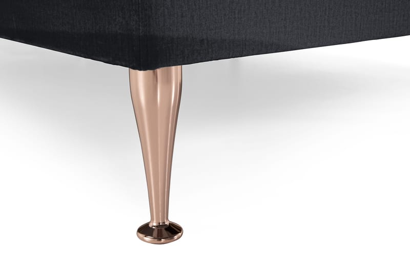 Royal Velvet Kontinentalseng 180x200 cm - Svart Fløyel/Høye Rosében - Møbler - Senger - Kontinentalsenger