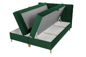 Sandham Kontinentalseng 160x200 cm - Mørkeblå - Møbler - Senger - Kontinentalsenger