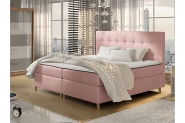 Sandham Kontinentalseng 180x200 cm - Rosa - Møbler - Senger - Kontinentalsenger