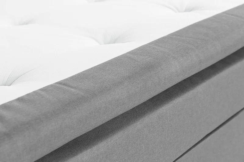 Scarlett Kontinentalseng 120x200 Skummadrass - Grå - Møbler - Senger - Kontinentalsenger