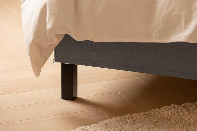 Scarlett Kontinentalseng 120x200 Skummadrass - Grå - Møbler - Senger - Kontinentalsenger