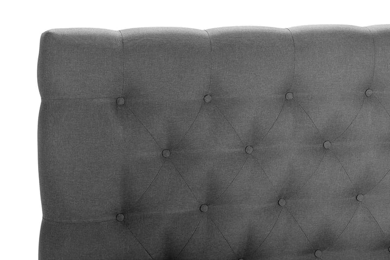 Scarlett Kontinentalseng 120x200 Skummadrass - Mørkegrå - Komplett sengepakke - Kontinentalsenger