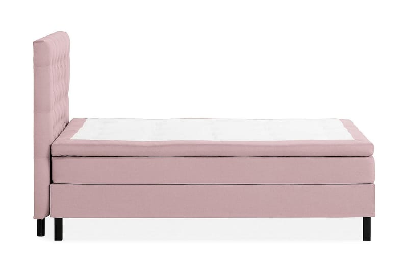Scarlett Kontinentalseng 120x200 Skummadrass - Rosa - Komplett sengepakke - Kontinentalsenger