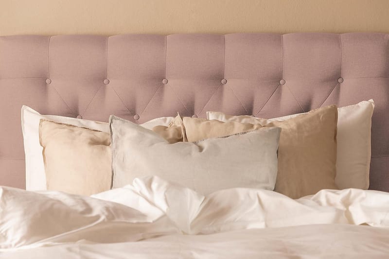 Scarlett Kontinentalseng 140x200 Memorymadrass - Rosa - Møbler - Senger - Kontinentalsenger