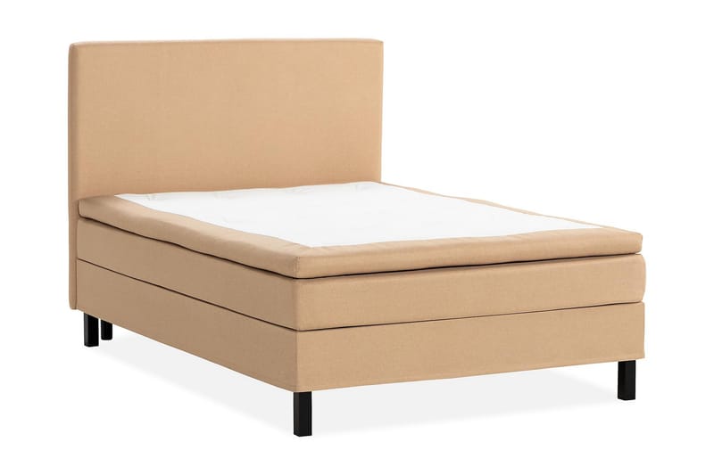 Scarlett Kontinentalseng 140x200 Skummadrass - Beige - Møbler - Senger - Kontinentalsenger