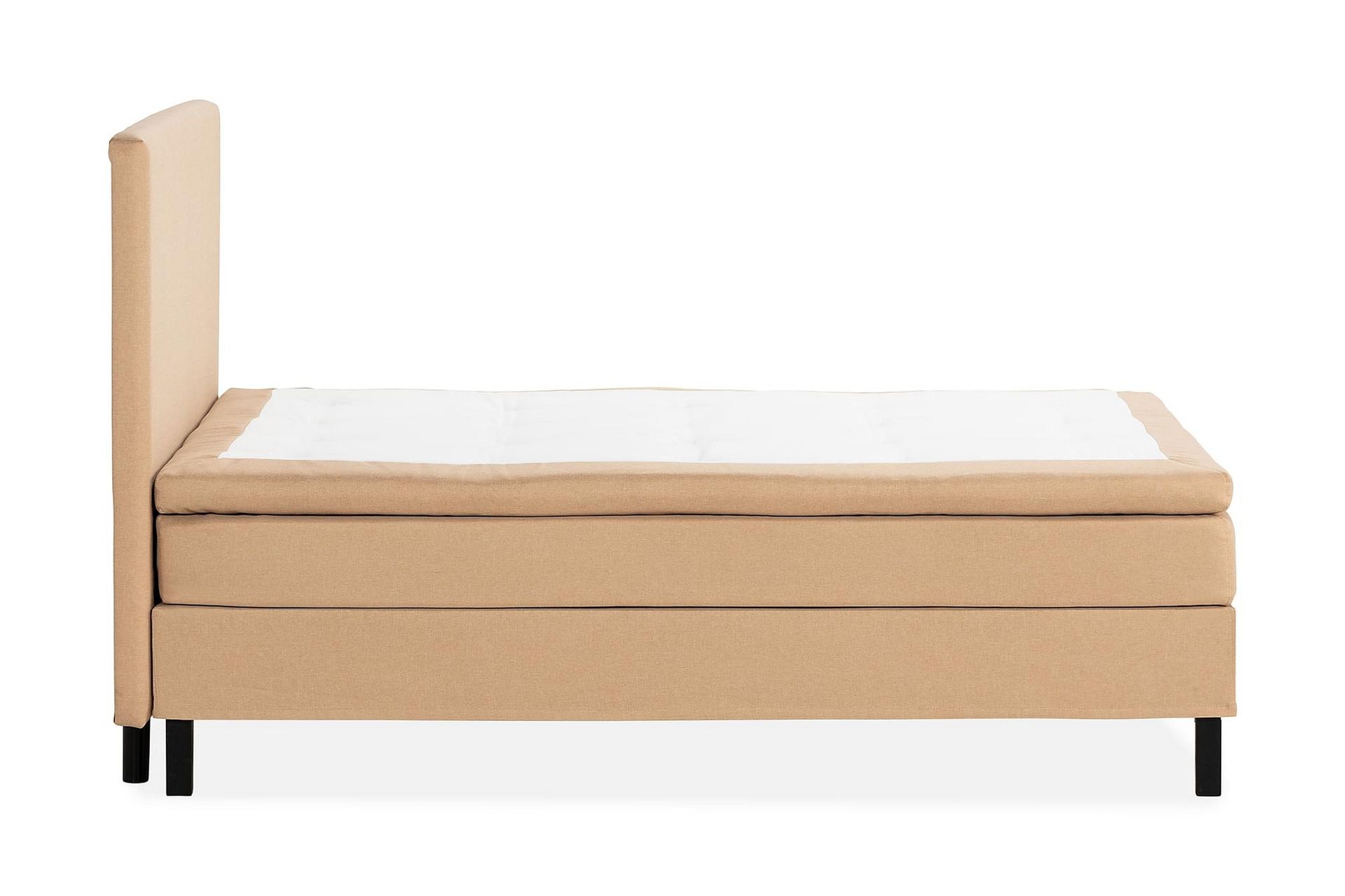 Scarlett Kontinentalseng 140x200 Skummadrass - Beige - Møbler - Senger - Kontinentalsenger