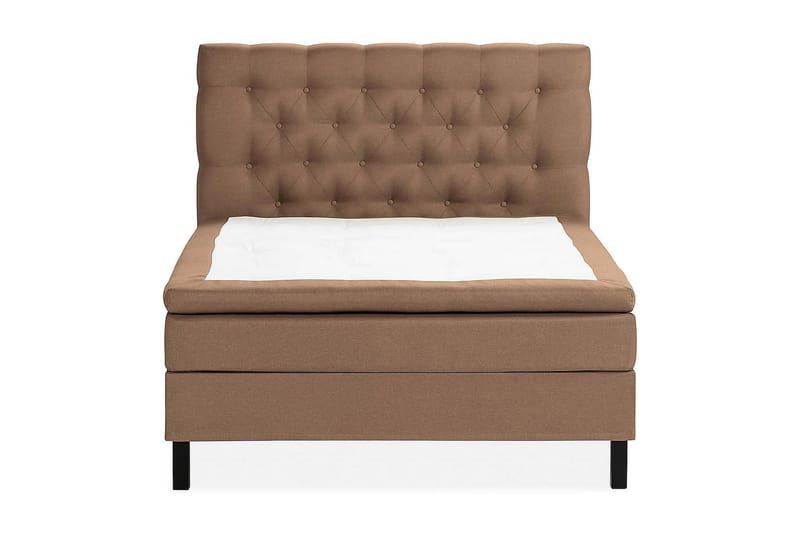 Scarlett Kontinentalseng 140x200 Skummadrass - Brun - Møbler - Senger - Komplett sengepakke