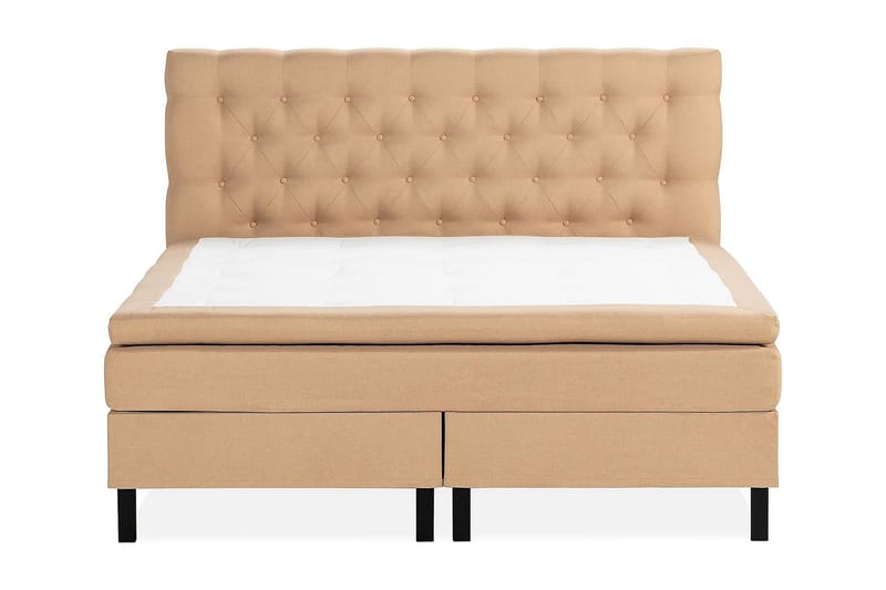 Scarlett Kontinentalseng 150x200 Lateksmadrass - Beige - Møbler - Senger - Komplett sengepakke