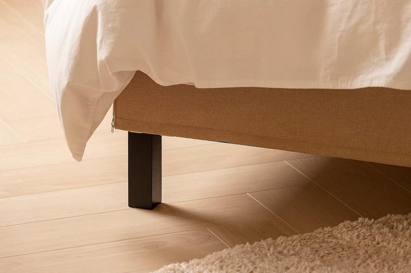 Scarlett Kontinentalseng 150x200 Lateksmadrass - Beige - Møbler - Senger - Komplett sengepakke