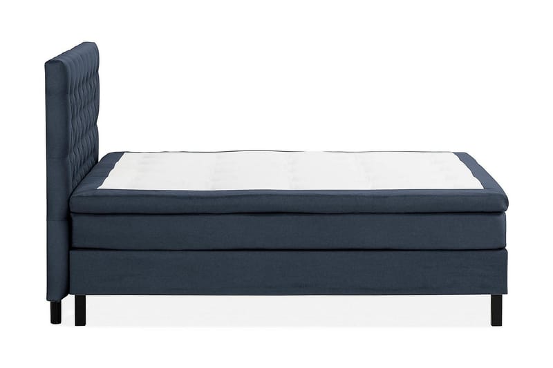 Scarlett Kontinentalseng 150x200 Lateksmadrass - Blå - Komplett sengepakke - Kontinentalsenger