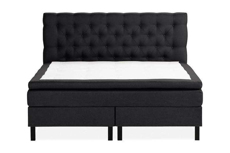 Scarlett Kontinentalseng 150x200 Skummadrass - Svart - Møbler - Senger - Komplett sengepakke
