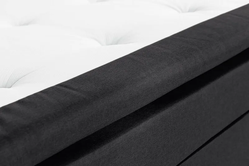 Scarlett Kontinentalseng 180x200 Lateksmadrass - Svart - Møbler - Senger - Kontinentalsenger