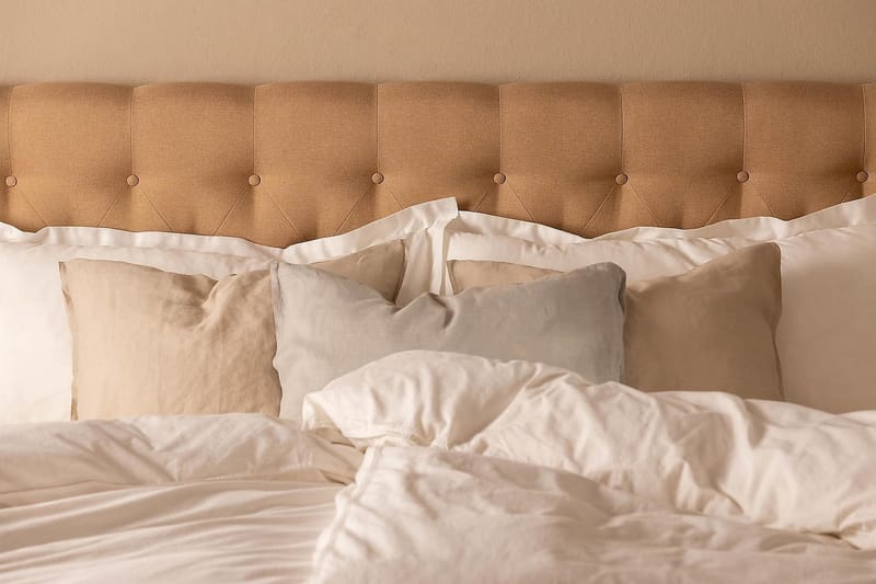 Scarlett Kontinentalseng 180x200 Memorymadrass - Beige - Møbler - Senger - Kontinentalsenger