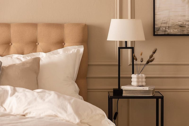 Scarlett Kontinentalseng 180x200 Memorymadrass - Beige - Møbler - Senger - Kontinentalsenger