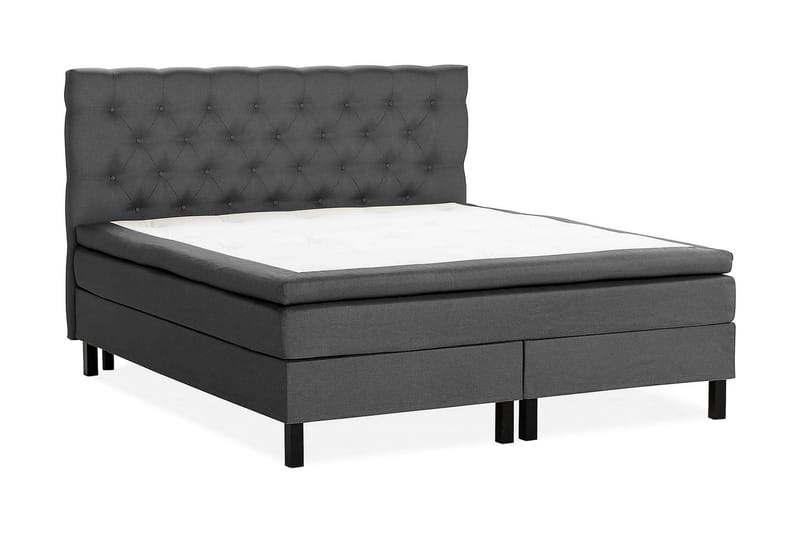 Scarlett Kontinentalseng 180x200 Memorymadrass - Mørkegrå - Møbler - Senger - Kontinentalsenger