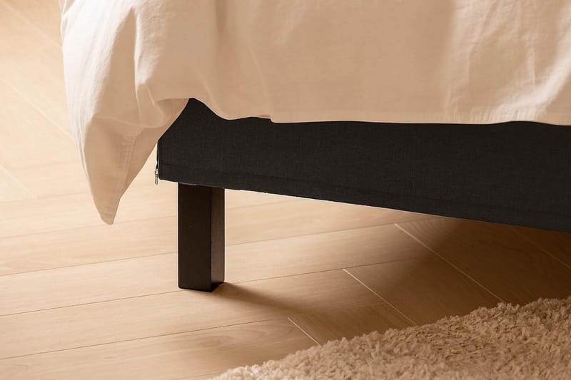 Scarlett Kontinentalseng 180x200 Memorymadrass - Mørkegrå - Møbler - Senger - Kontinentalsenger