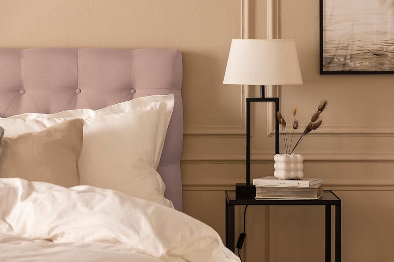 Scarlett Kontinentalseng 180x200 Memorymadrass - Rosa - Møbler - Senger - Kontinentalsenger