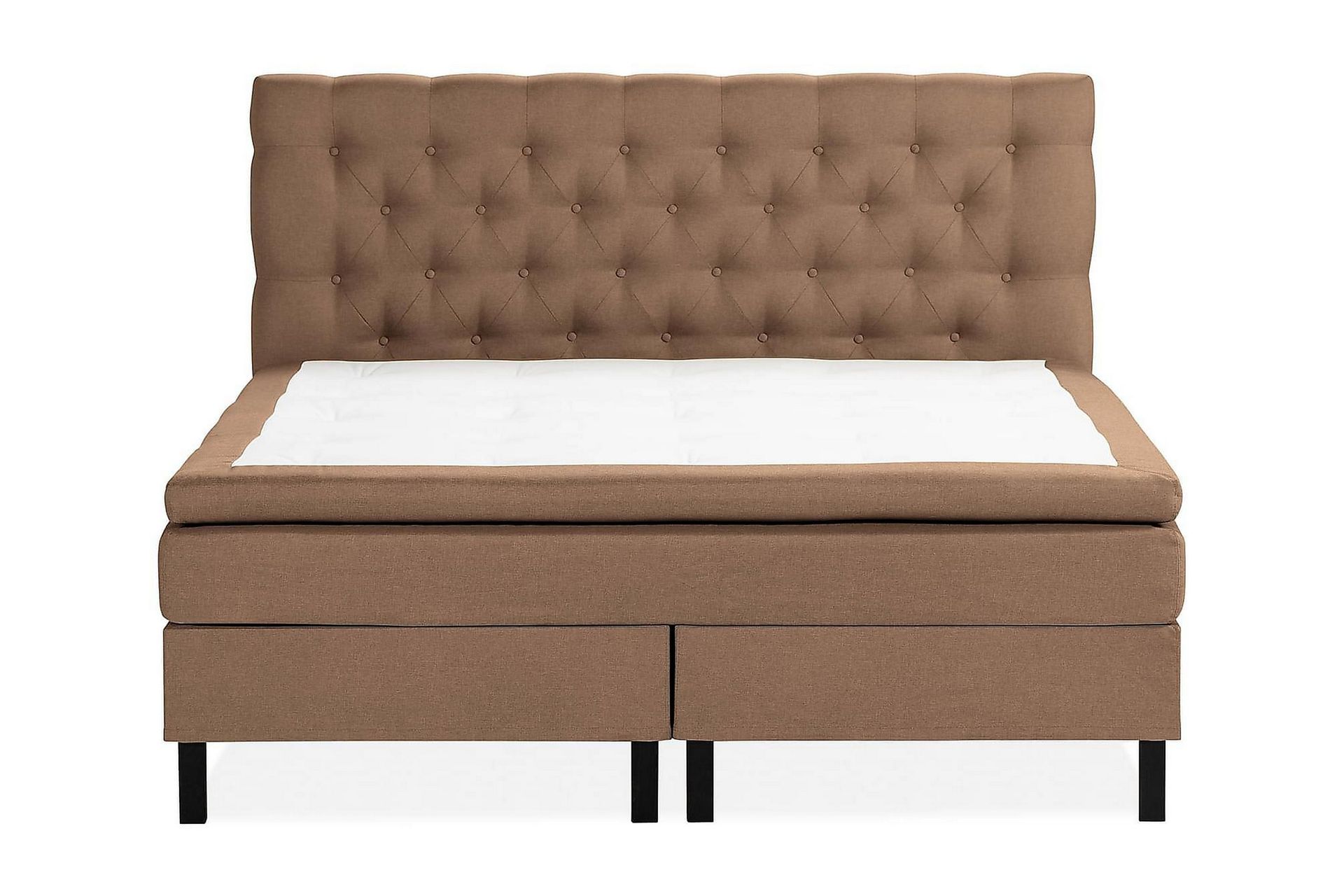 Scarlett Kontinentalseng 180x200 Skummadrass - Brun - Møbler - Senger - Komplett sengepakke