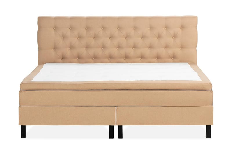 Scarlett Kontinentalseng 210x210 Memorymadrass - Beige - Møbler - Senger - Kontinentalsenger