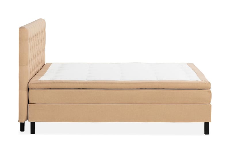 Scarlett Kontinentalseng 210x210 Memorymadrass - Beige - Møbler - Senger - Kontinentalsenger