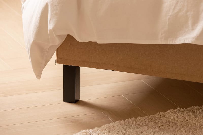 Scarlett Kontinentalseng 210x210 Skummadrass - Beige - Møbler - Senger - Kontinentalsenger