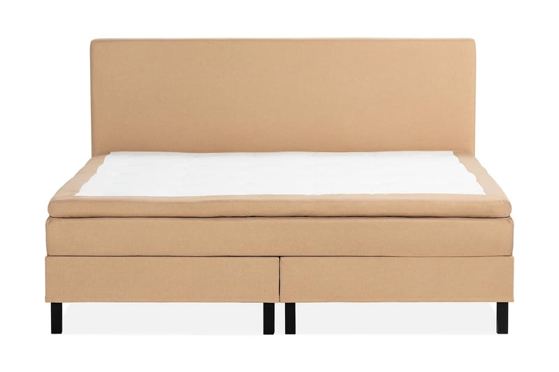 Scarlett Kontinentalseng 210x210 Skummadrass - Beige - Møbler - Senger - Kontinentalsenger