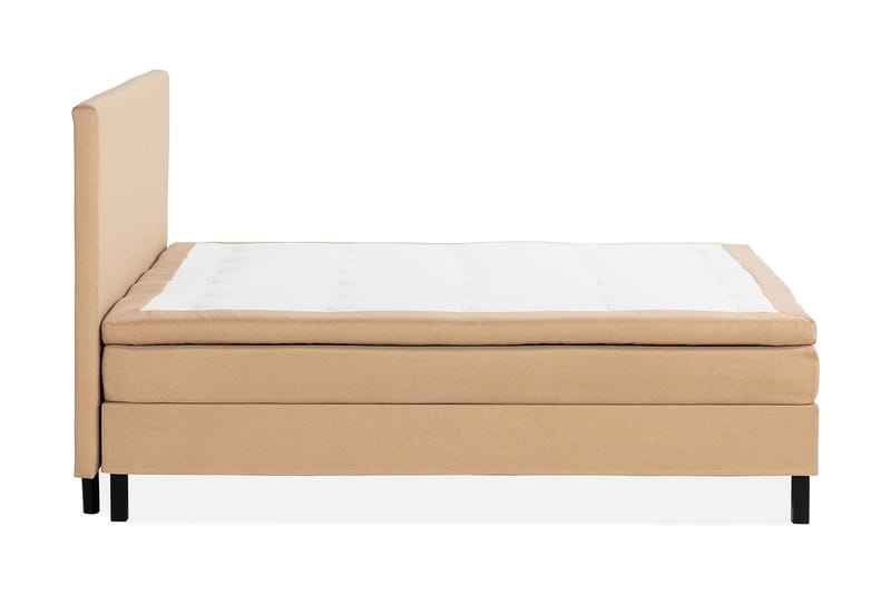 Scarlett Kontinentalseng 210x210 Skummadrass - Beige - Møbler - Senger - Kontinentalsenger