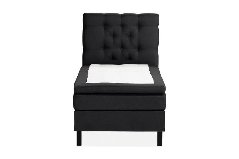 Scarlett Kontinentalseng 90x200 Memorymadrass, Svart