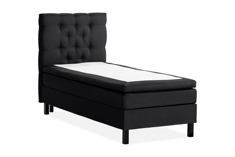 Scarlett Kontinentalseng 90x200 Memorymadrass - Svart - Møbler - Senger - Kontinentalsenger