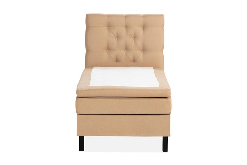 Scarlett Kontinentalseng 90x200 Skummadrass - Beige - Møbler - Senger - Kontinentalsenger