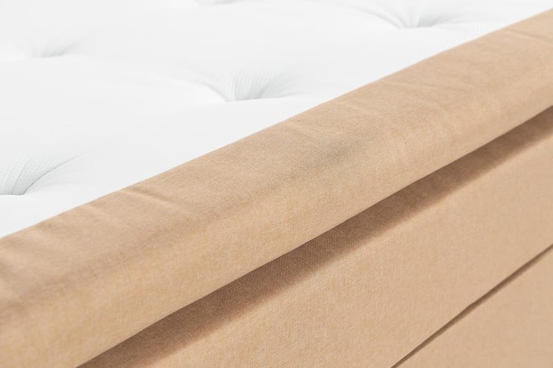 Scarlett Kontinentalseng 90x200 Skummadrass - Beige - Møbler - Senger - Kontinentalsenger