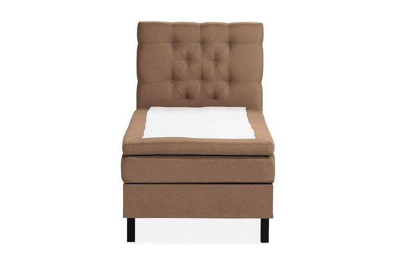 Scarlett Kontinentalseng 90x200 Skummadrass - Brun - Møbler - Senger - Kontinentalsenger