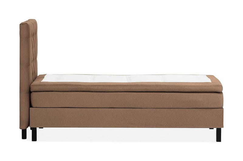 Scarlett Kontinentalseng 90x200 Skummadrass - Brun - Møbler - Senger - Kontinentalsenger
