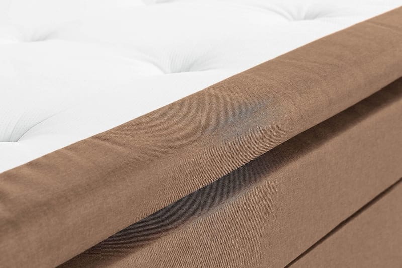 Scarlett Kontinentalseng 90x200 Skummadrass - Brun - Møbler - Senger - Kontinentalsenger