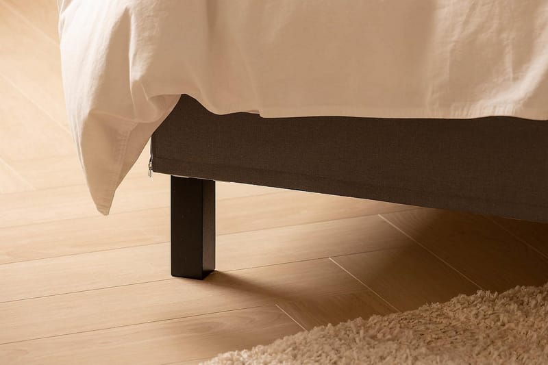 Scarlett Kontinentalseng 90x200 Skummadrass - Brun - Møbler - Senger - Kontinentalsenger