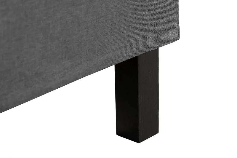 Scarlett Kontinentalseng 90x200 Skummadrass - Mørkegrå - Møbler - Senger - Kontinentalsenger