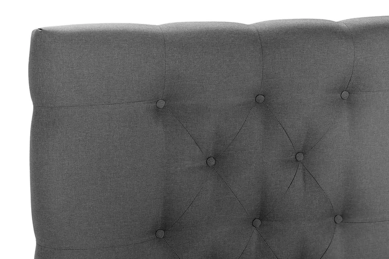 Scarlett Kontinentalseng 90x200 Skummadrass - Mørkegrå - Møbler - Senger - Kontinentalsenger