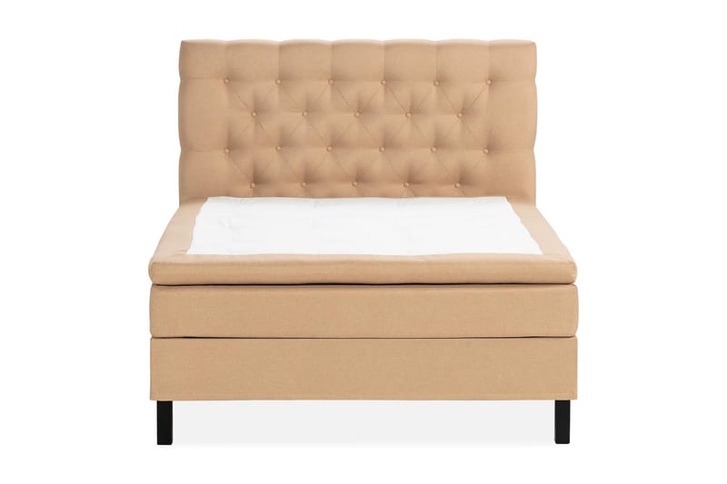 Scarlett Sengepakke 120x200 Lateksmadrass - Dypheftet gavl Beige - Møbler - Senger - Kontinentalsenger
