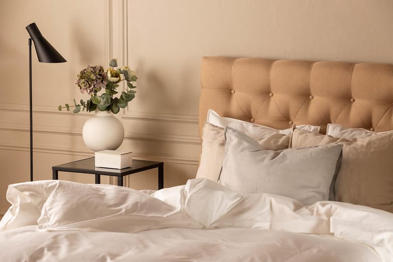 Scarlett Sengepakke 120x200 Lateksmadrass - Dypheftet gavl Beige - Møbler - Senger - Kontinentalsenger