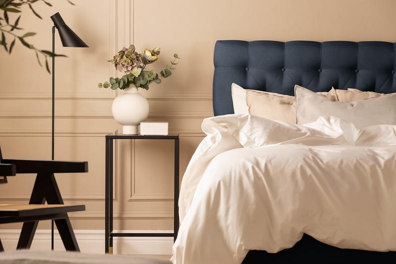 Scarlett Sengepakke 120x200 Lateksmadrass - Dypheftet gavl Blå - Møbler - Senger - Kontinentalsenger