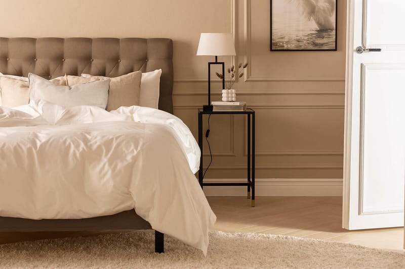 Scarlett Sengepakke 120x200 Lateksmadrass - Dypheftet gavl Brun - Møbler - Senger - Kontinentalsenger