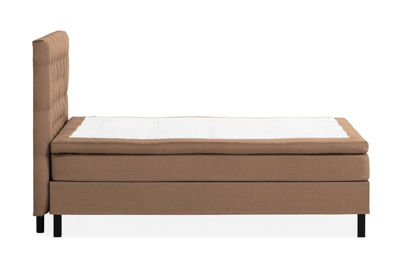Scarlett Sengepakke 120x200 Lateksmadrass - Dypheftet gavl Brun - Møbler - Senger - Kontinentalsenger