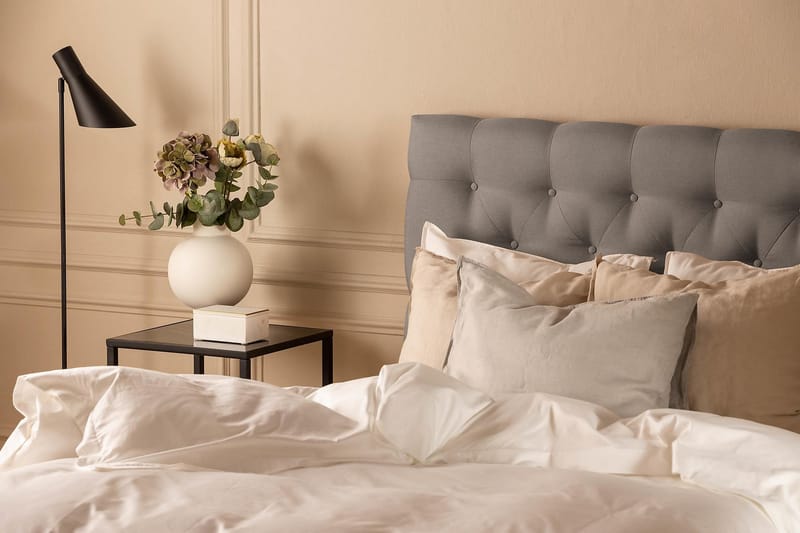 Scarlett Sengepakke 120x200 Lateksmadrass - Dypheftet gavl Grå - Møbler - Senger - Kontinentalsenger