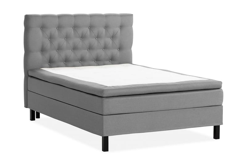 Scarlett Sengepakke 120x200 Lateksmadrass - Dypheftet gavl Grå - Møbler - Senger - Kontinentalsenger