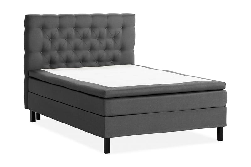 Scarlett Sengepakke 120x200 Lateksmadrass - Dypheftet gavl Mørkegrå - Møbler - Senger - Kontinentalsenger